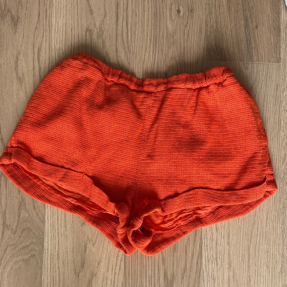 Urban outfitters orange shorts